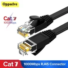 Ethernet-кабель Cat7 Lan кабель UTP кошки 7 RJ45 сетевой кабель двойной экранированный провод 1000 Мбит сетевой кабель для портативных ПК PS4 PS3