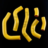 6pcs for honda motorcross crf450r 2013 2014 motorcycle 3 ply silicone radiator coolant hose kit upper and lower
