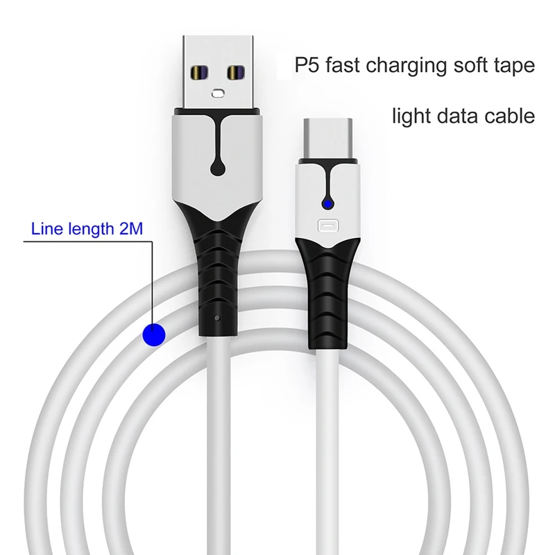 Кабель USB C для быстрой зарядки контроллера PS5 DualSense шнур зарядного устройства