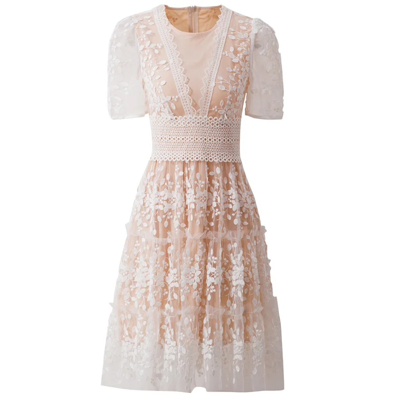 

DIDABOLE дизайнерское летнее Новое Женское праздничное повседневное высококачественное элегантное шикарное модное Сетчатое лоскутное мини-п...