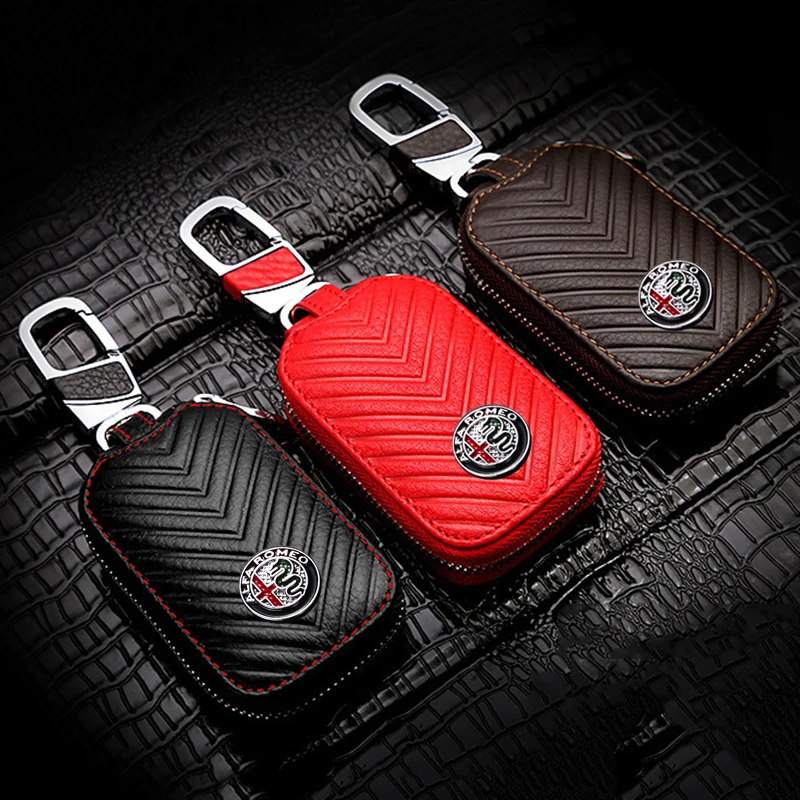 For Alfa Romeo Key Case Shell With Car Logo Mito Giulietta 159 Gta Gtv Brera 4c Juliet Stelvio Keychain Decorative Cover | Автомобили и