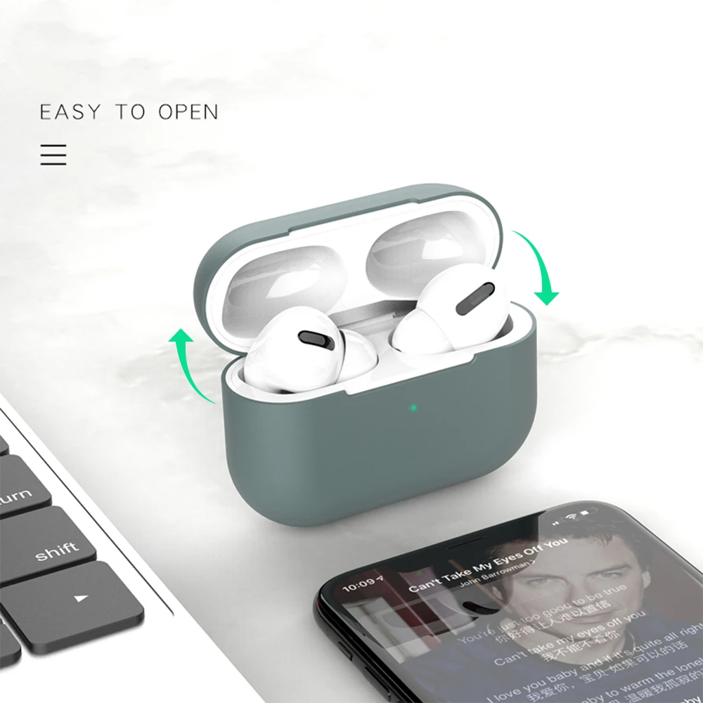 Чехол с полным покрытием 2 защитный чехол для Apple Airpods pro Bluetooth наушников мягкий 3 Pro