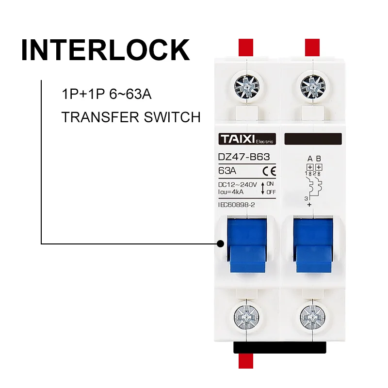 Защита двигателя миниатюрный автоматический выключатель постоянный ток 12 В 24 36 48
