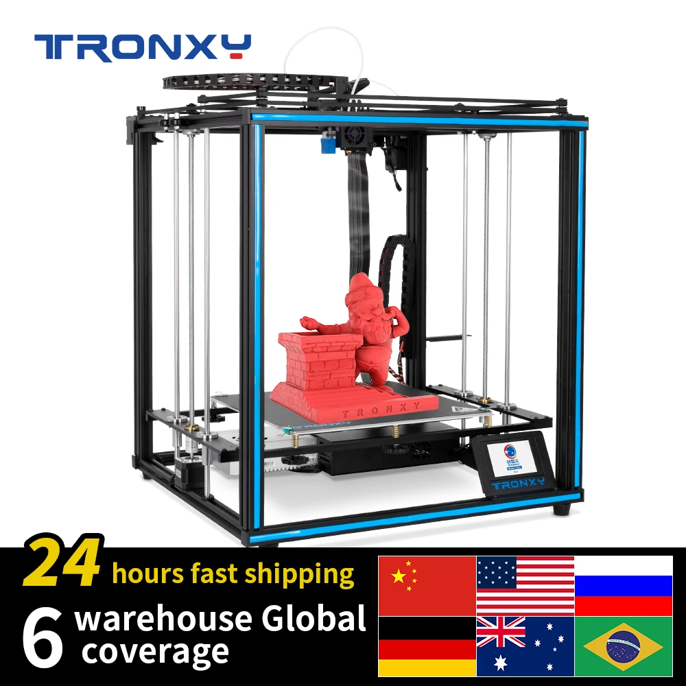 Модернизированный 3D-принтер Tronxy X5SA 24 В набор сделай сам металлическая пластина 3 5