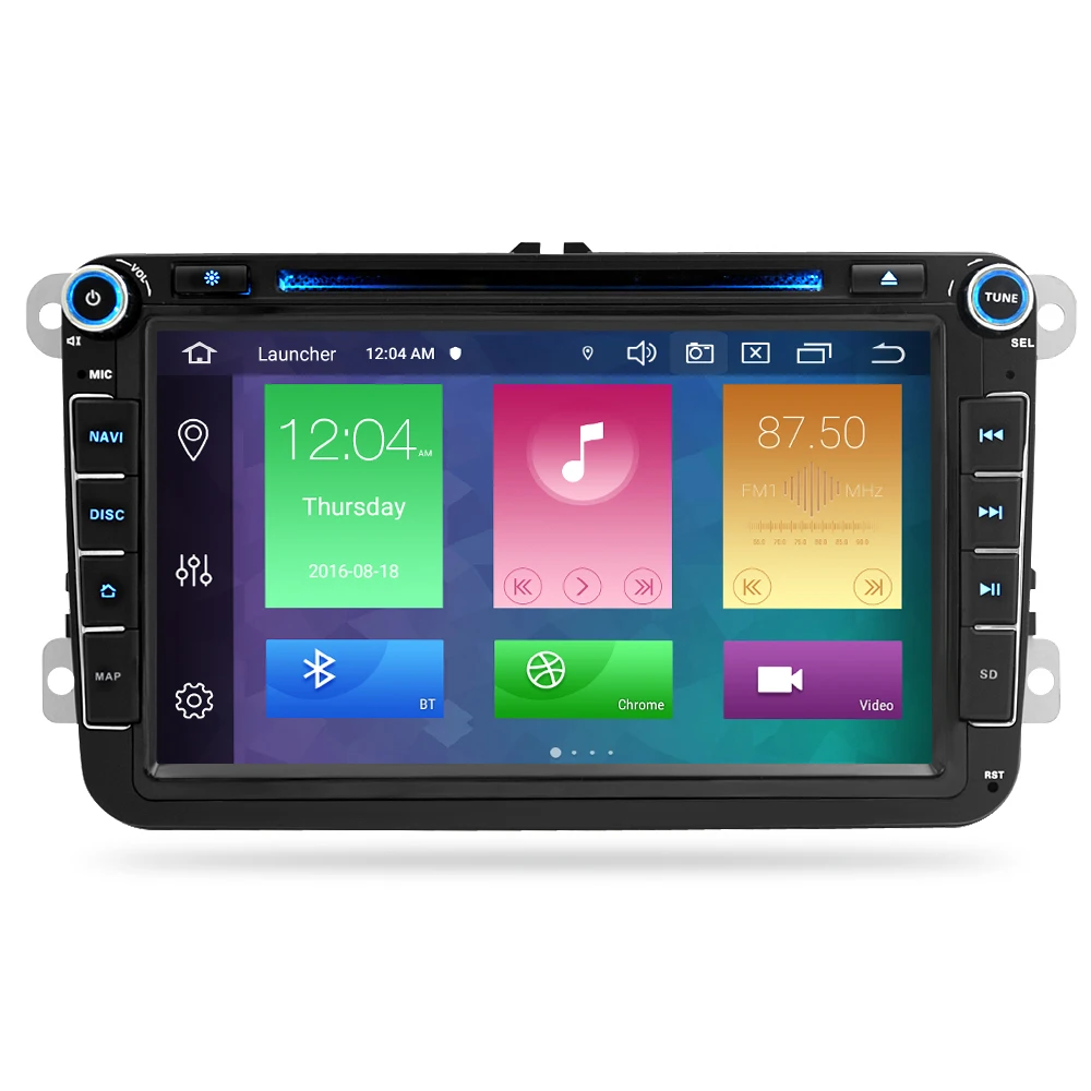 Android 9,0 автомобильный DVD радио плеер для Skoda/Octavia/Fabia/Roomster/Yeti/VW/SEAT/leon аудио стерео FM gps навигация радио