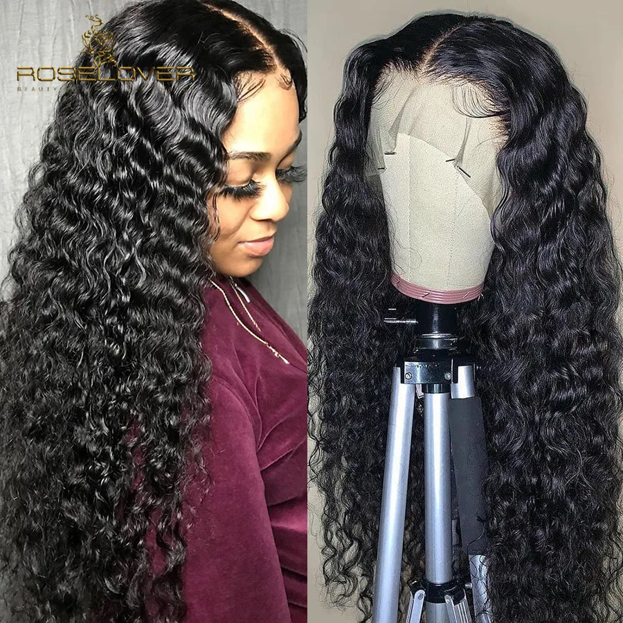 Волнистые и влажные волосы 13х6 волнистые с завитыми завитками|Парик из