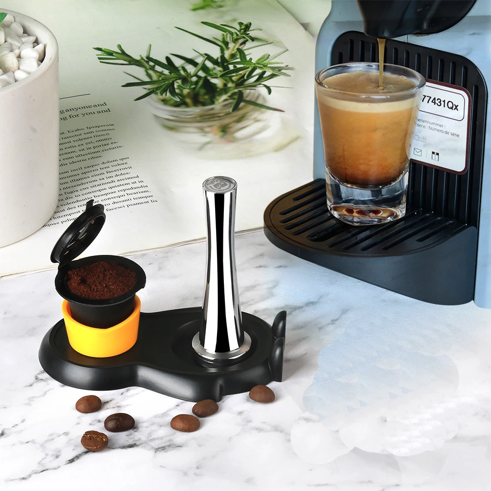 

ICafilas Stainless Steel Coffee Maker Coffee Capsule For Nespresso Reutilisable Refillable Crema Espress Reusable Filter Pods