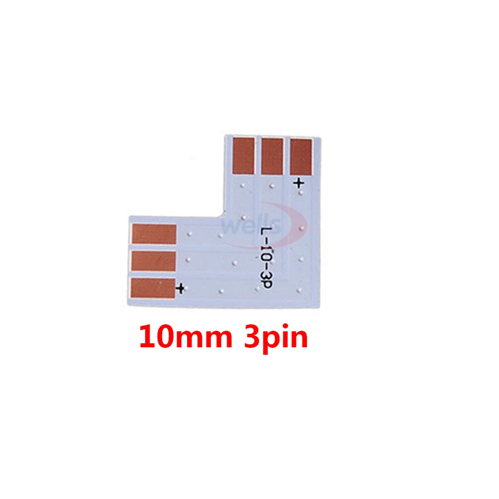 5 шт 2Pin 3Pin 4Pin 8 мм 10 L/T/X форма FPC Бесплатный сварочный адаптер светодиодный разъем