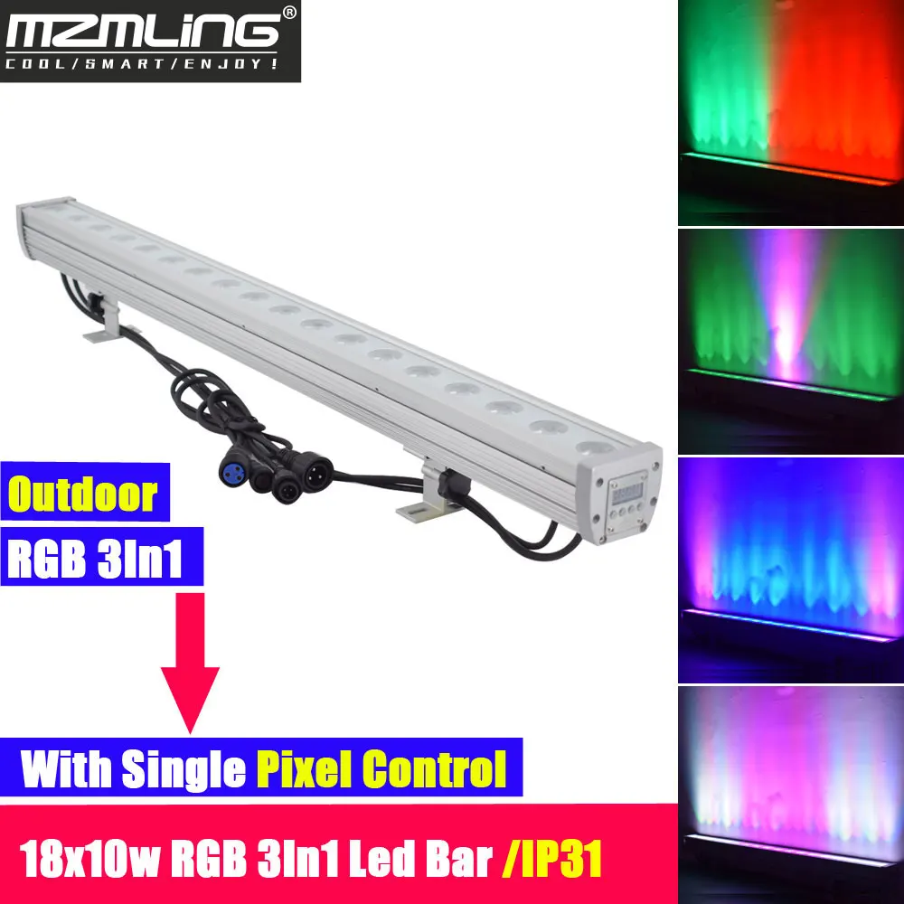 18x10 Вт RGB 3в1 Светодиодная панель с пиксельным управлением IP31 настенный светильник
