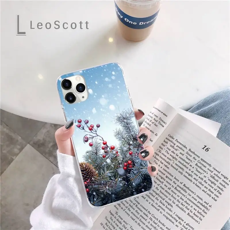 

Landscape Winter Snow Phone Case For iphone 12 5 5s 5c se 6 6s 7 8 plus x xs xr 11 pro max mini