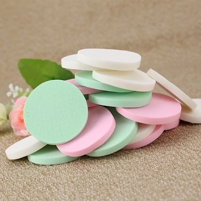 20 шт губка для макияжа пудра пуховка Тональная основа косметические губки лица