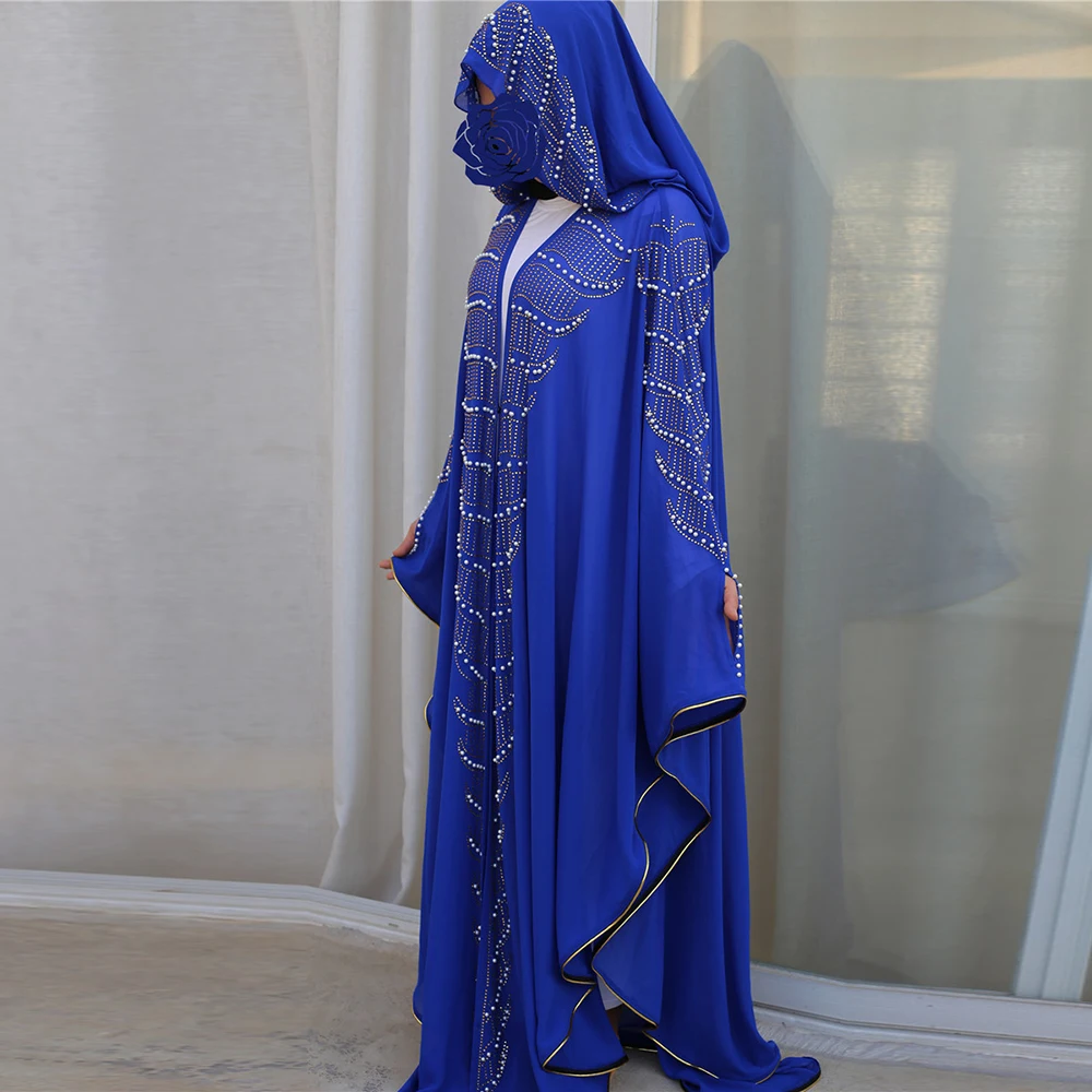 Женский халат болеро с блестками хиджаб кимоно Niqab Abaya из Дубая мусульманский