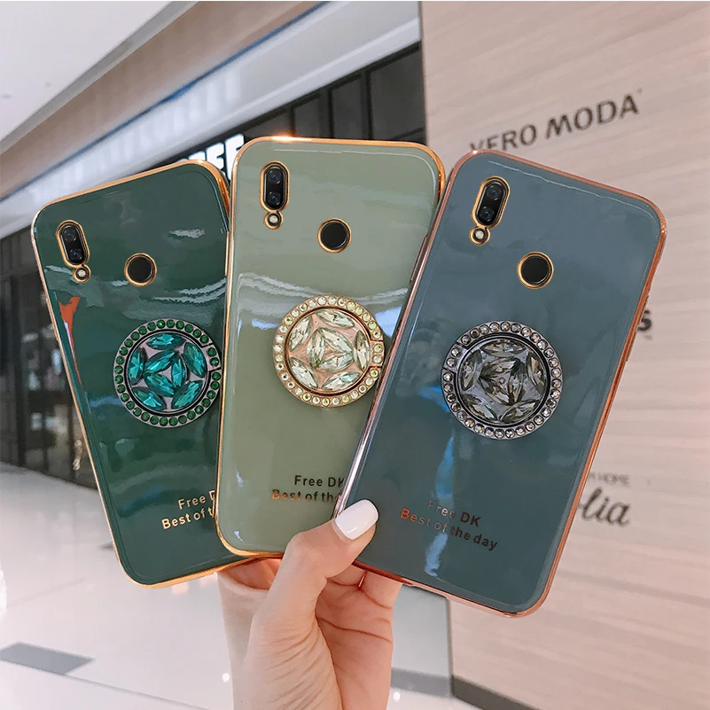 Роскошный 6D покрытие чехол для Huawei nova Honor 10 lite 3 мягкий TPU Мобильный телефон сумка P