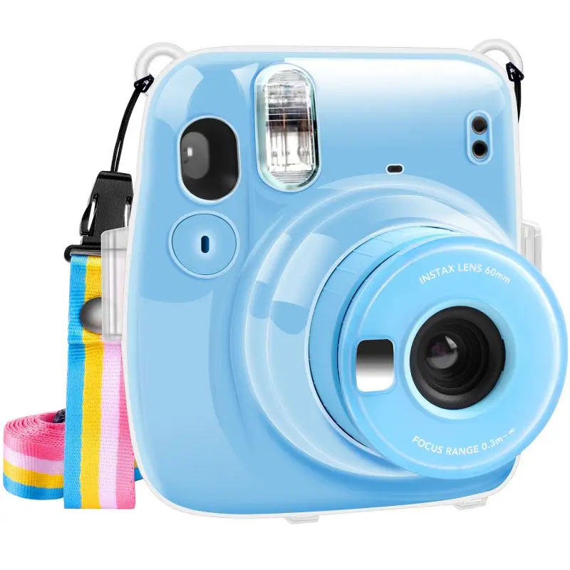 Для Fujifilm Instax Mini 11 защитный прозрачный чехол кристаллическая камера с