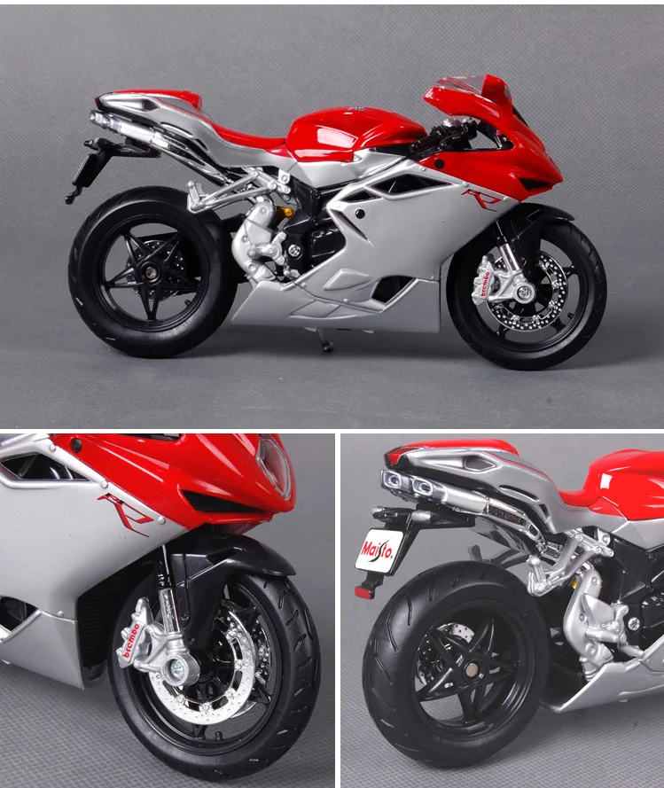 Maisto 1:12 MV Augusta 1090 RR моделирование сплав мотокросса серии авторизованный игрушечный мотоцикл автомобиль Коллекционирование подарки