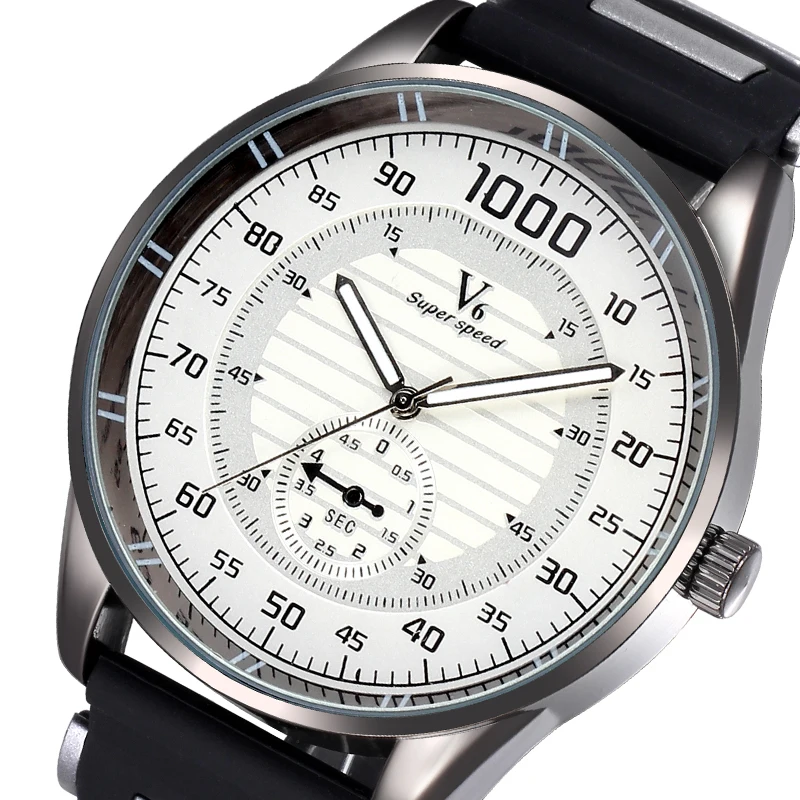 Новинка брендовые Модные мужские спортивные часы резиновые кварцевые военные