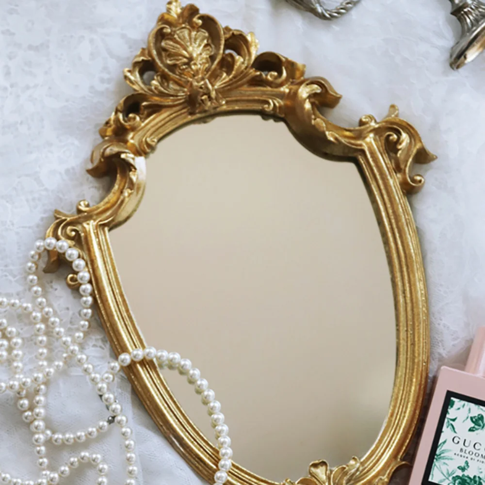 Exquisite Makeup Mirror Hanging Vintage Bathroom Gifts for Woman Lady (Size) | Дом и сад