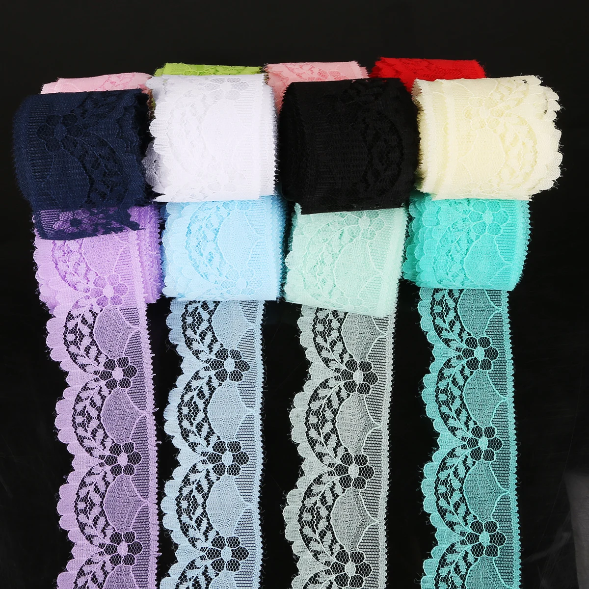 Белая декоративная кружевная отделка шириной 4 см тканевые Свадебные товары на