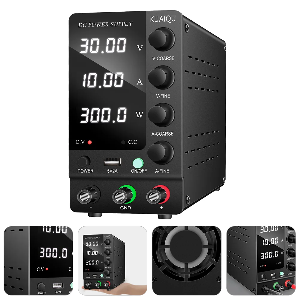 

Regulated Multi-functional Power Supply Variable DC Power Supply US Plug
