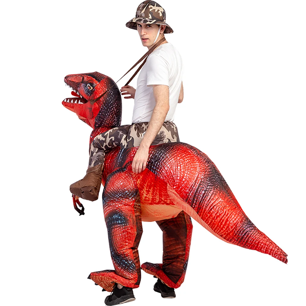 Костюм-талисман Velociraptor T REX надувной для взрослых аниме косплей динозавр воздух