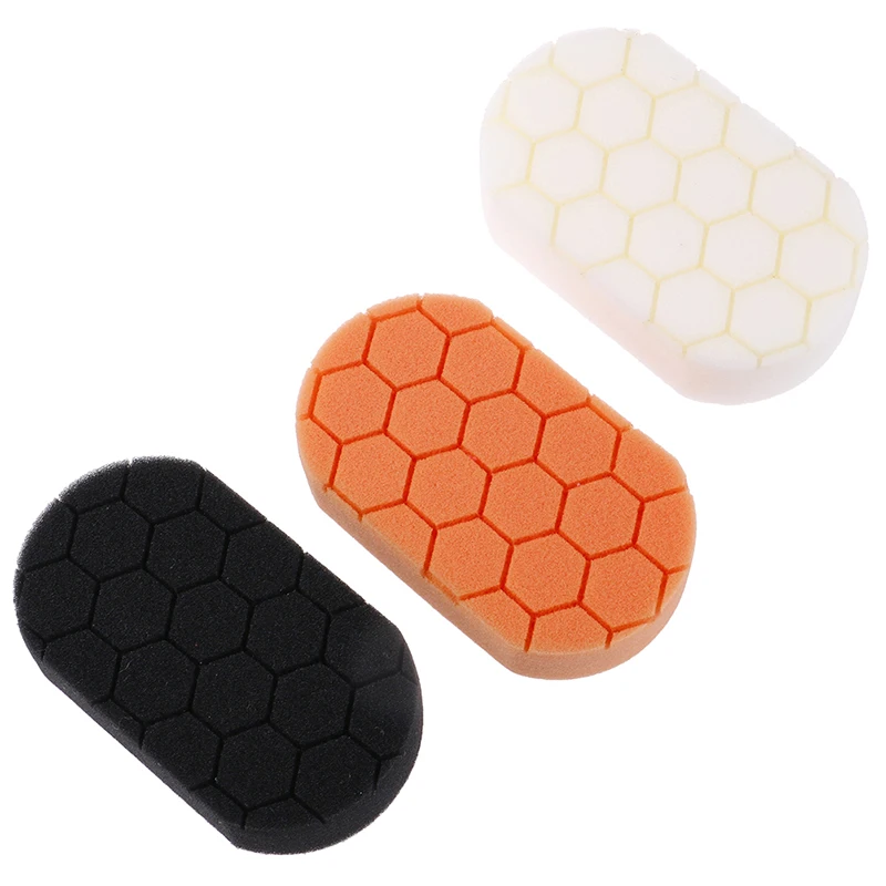 

1pcs Pack Hex-logic Hand Applicator Sponge Waxing Pad Buffing Pads Polishing Pads For Car Polishing And Buffing