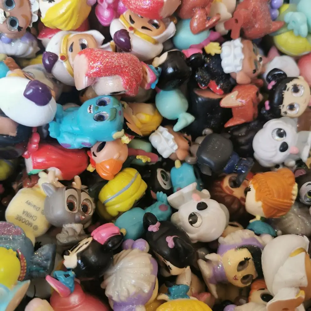 100 шт./лот 2020 случайные игрушки герои мультфильмов Микки принцесса 3D куклы