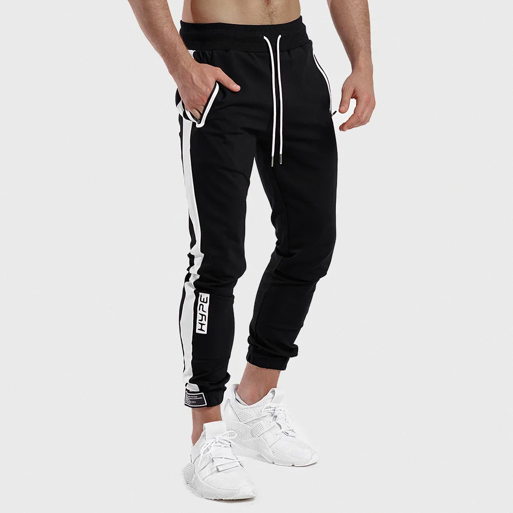 Повседневные спортивные штаны для бега, спортивные штаны, мужские спортивные штаны для фитнеса, тренировок, спортивные брюки, осенние мужские хлопковые спортивные брюки, брюки-карандаш