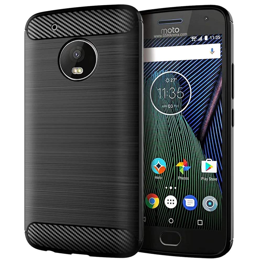 flip cover For Motorola Moto G5 G5S G6 Plus Case Luxury Carbon Fiber Skin Full Soft Silicone Cover Case For Moto G 5 G5 S G 6 Phone Cases phone pouch for ladies