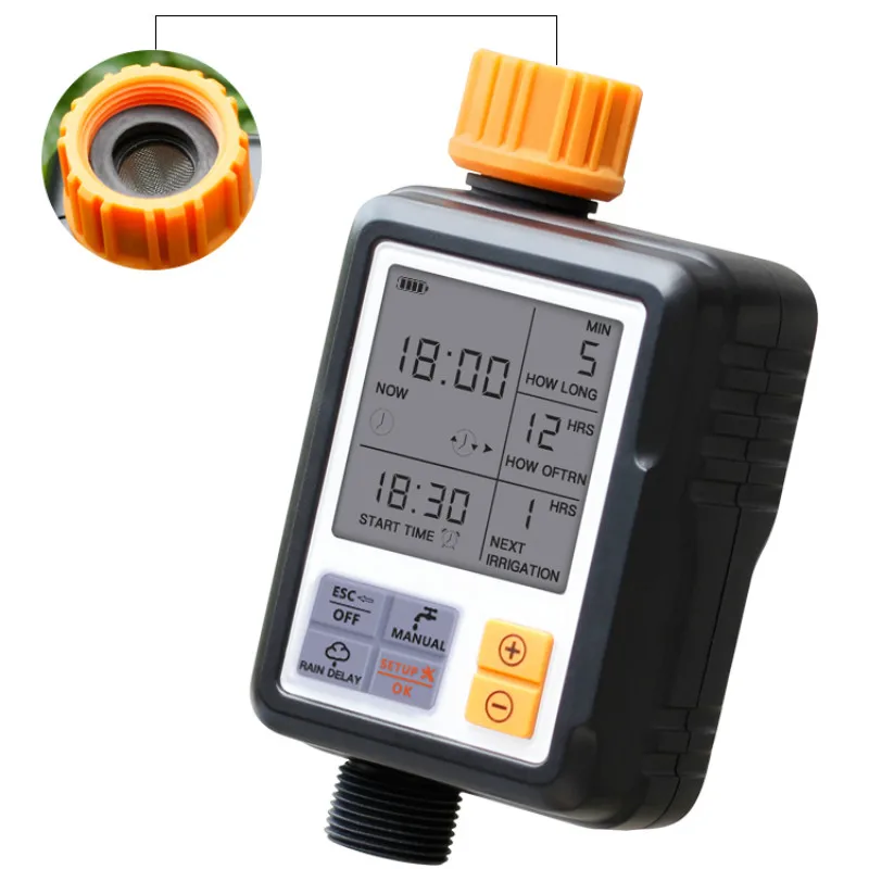 

LCD Screen Electronic Automatic Water Timer Sprinkler Controller Outdoor Garden Timer Automatic Watering Device Irrigation MJ915