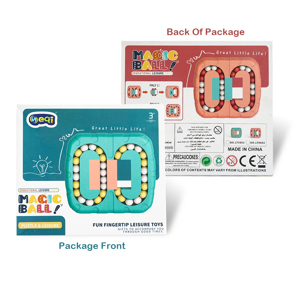 

Rotating Magic Beans Cube Antistress Fingertip Fidget Toys Kids Spin Bead Infinity Puzzles Children Education Intelligence Game