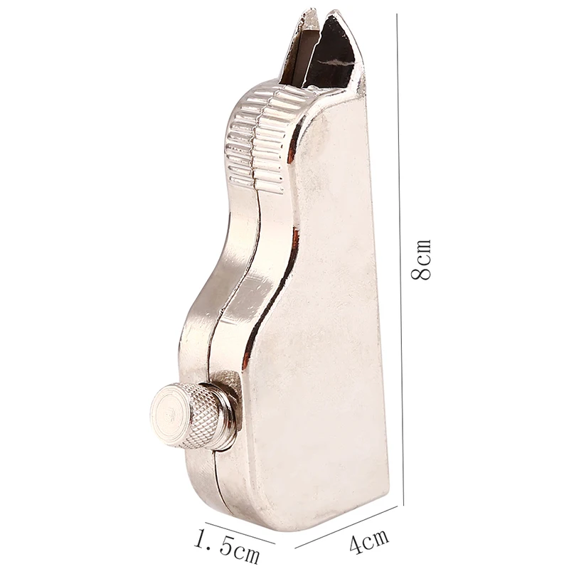 

1PCS Silver Alloy Leathercraft Leather Edge Beveler Leather Cutting Skiving Trimming Tool Leather Craft Tool