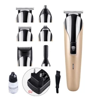 6 in 1 electric shaver nose hair trimmer rechargeable hair clipper grooming kit