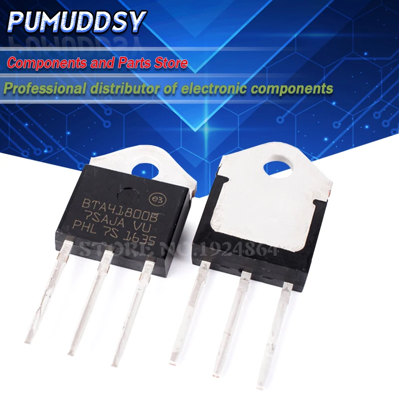 10PCS BTA41 800B TO 218 Φ 41 IC|Транзисторы| |