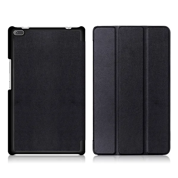 hei se Чехол для lenovo Tab 4 8, TB-8504x кожаный чехол smart Cover для lenovo TAB 4 8 TB-8504F TB-8504N TB-8504 чехол для планшета откидная крышка - Цвет: hei se