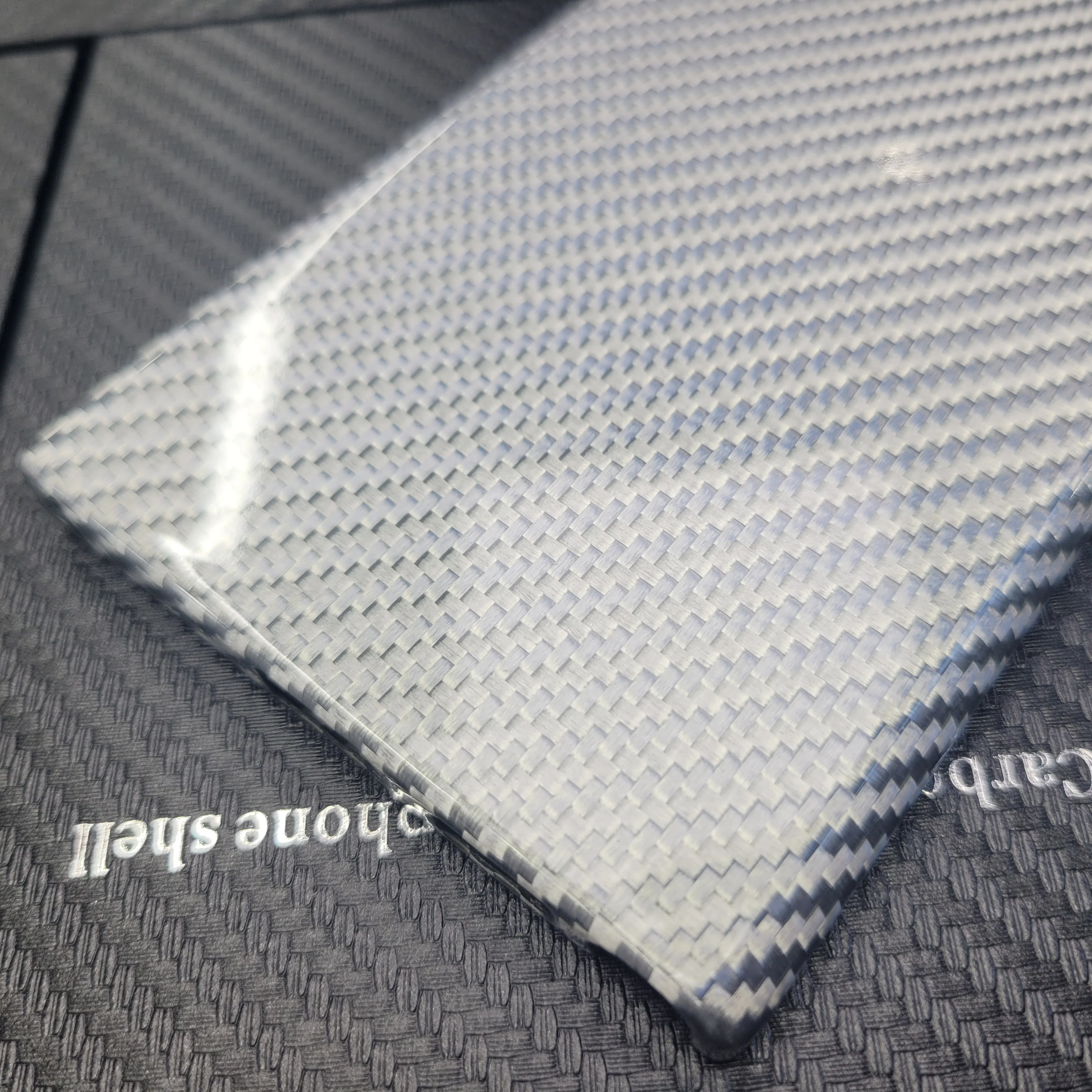 Ultra thin Glossy Sliver 100% Real Carbon Fiber Cover For Samsung Galaxy Note20 Ultra Carbon Fiber Case