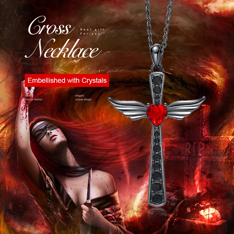 Женское Ожерелье украшено кристаллами CDE черное ожерелье с подвеской в виде