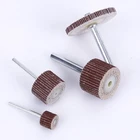 Шлифовальный диск, 10 шт.компл., 15-25 мм, 80-600 Грит, шлифовальный диск, сменный абразивный шлифовальный станок, вращающийся инструмент, мини-ДРЕЛЬ Dremel