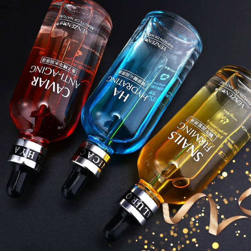 

3set VENZEN hyaluronic acid nourishes the skin with refreshing, mild, moisturizing snails and roe essence.