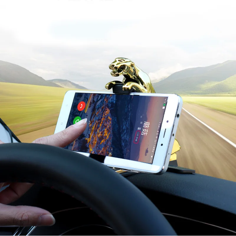 Автомобильный держатель для телефона Cheetah леопардовая подставка регулируемая