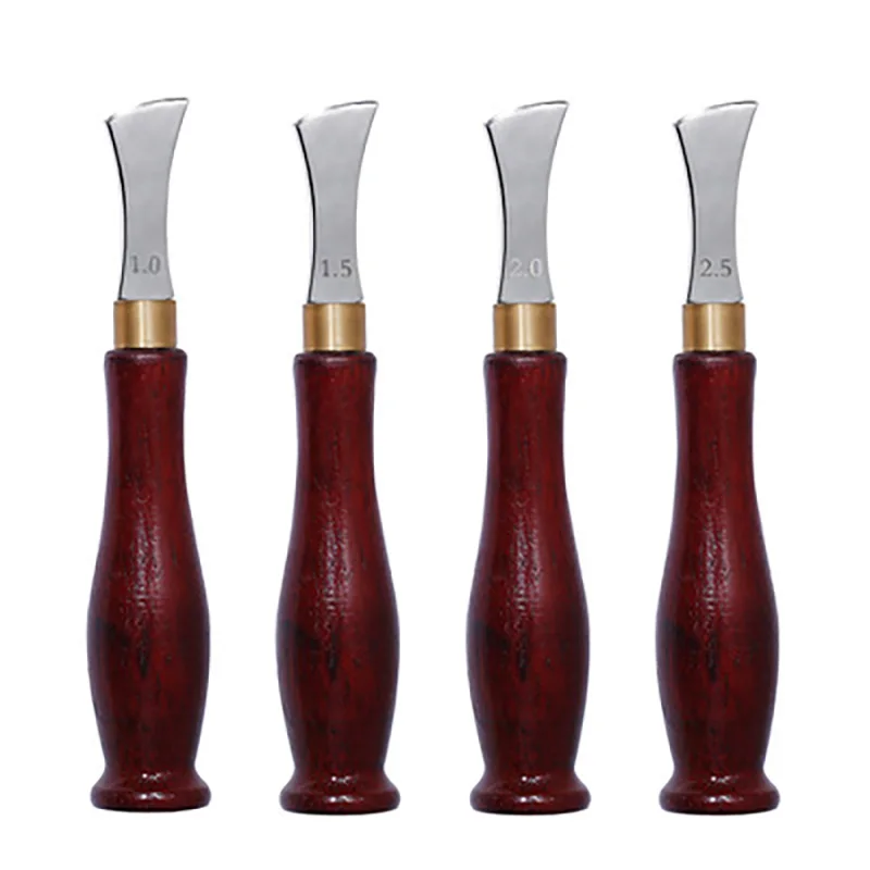 

Leather Edge Tool Creaser Stainless Steel Shallow Slot Edge Lineer Pressure Edge Device Trimmer Crimping Leather Tools