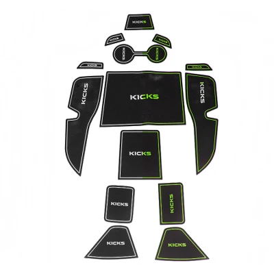 

car interior Anti-Slip Gate Slot Cup Mat for Nissan Kicks 2017 2018 2019 2020 HYBRID 50 series Non-slip Pad Rubber Coaster