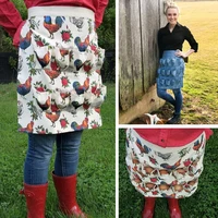 egg collecting harvest apron multi pocket chicken farm work aprons carry duck goose egg collecting farm apron garden aprons