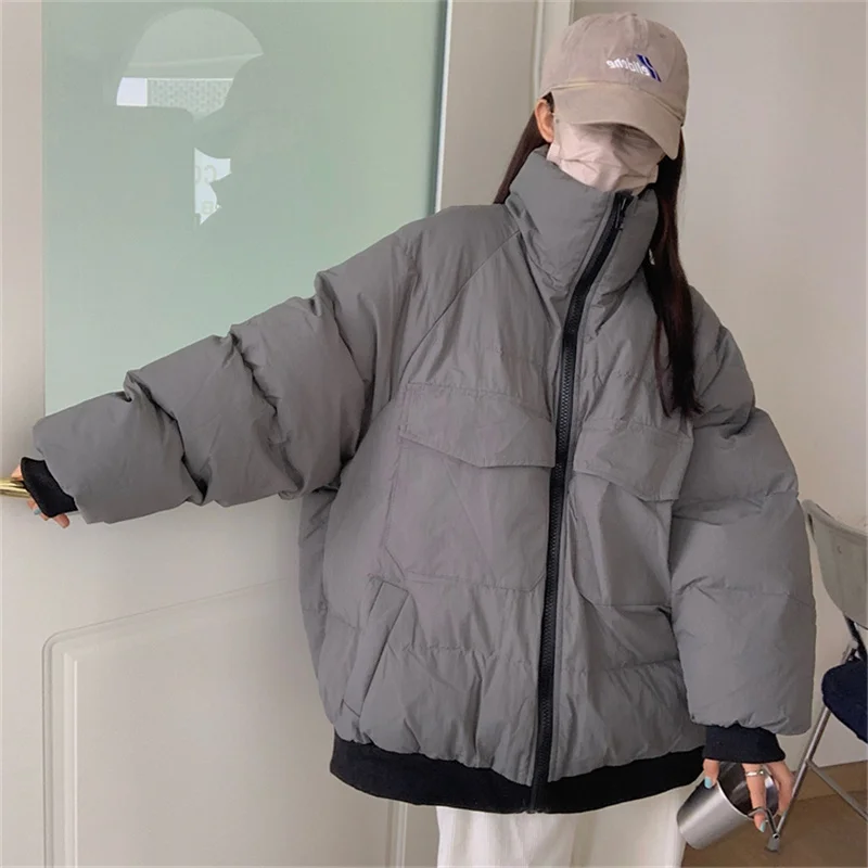 Уличное однотонное пальто PLAMTEE женская уличная одежда в Корейском стиле новинка