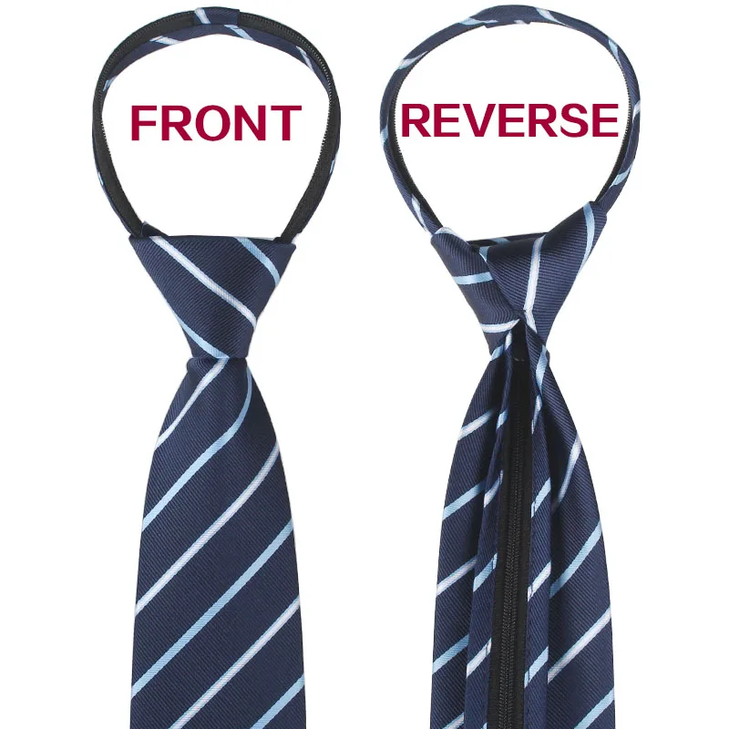 Мужской 8см галстук с молнией моды Бизнес Повседневная серия Предварительно