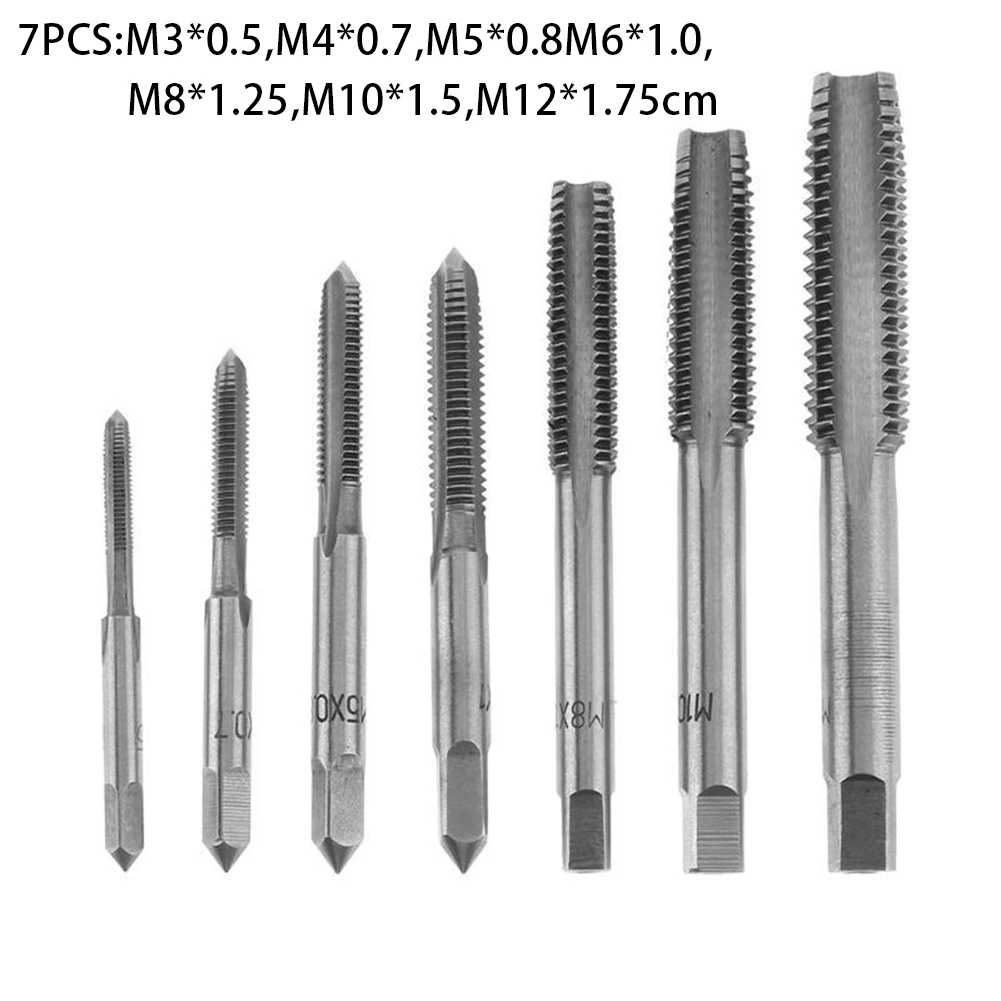 

M3-M12 Thread tap Tool Kit Right Hand Thread Metric Taper Cutting tool