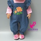Наряд для кукол 18 дюймов, комбинезон для кукол 18 дюймов, 43 см, аксессуары для кукол новорожденных, подарки для маленьких девочек