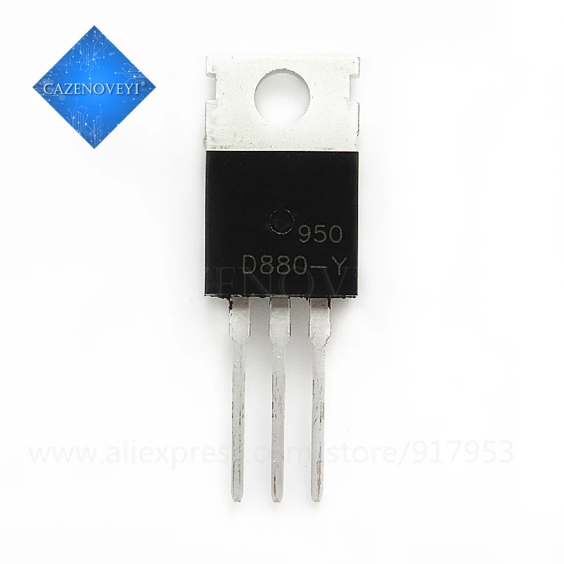 10 шт./лот KSD880Y D880 TO-220 3A 60 в новинка оригинал наличии | Электронные компоненты и