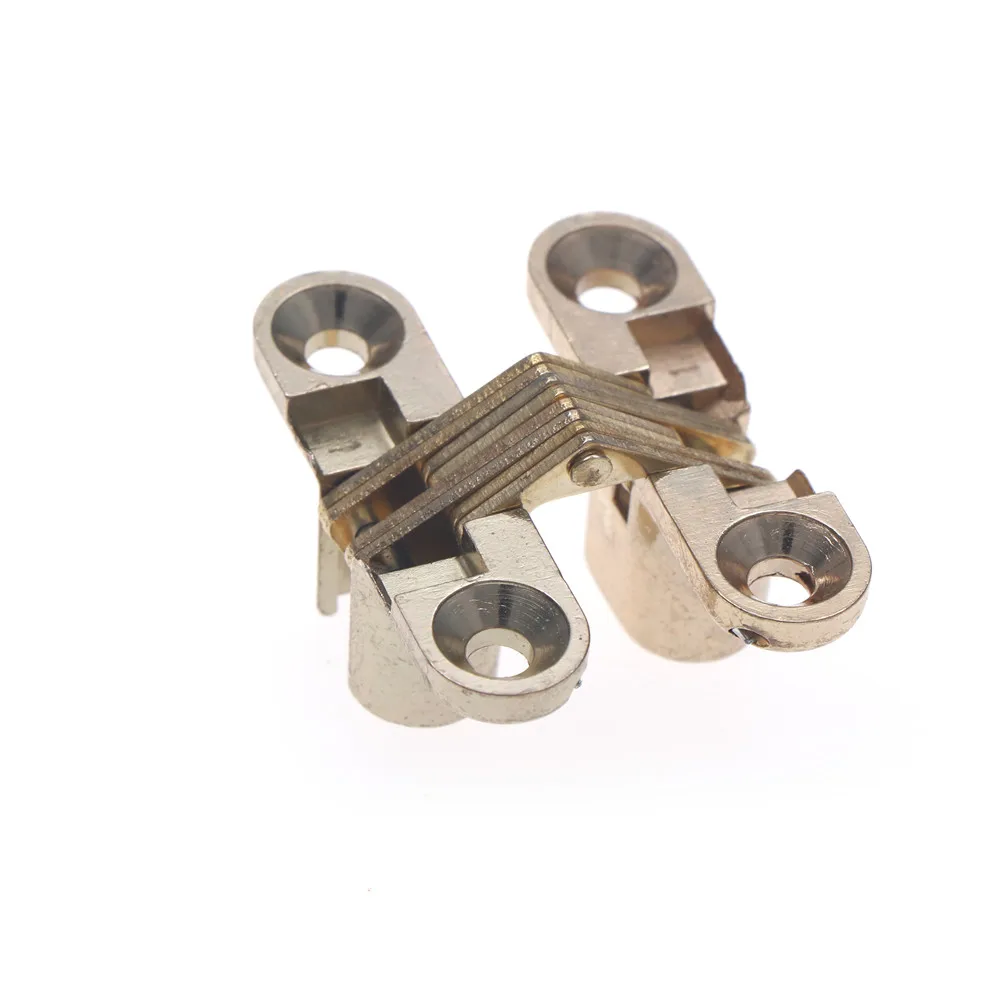 Невидимые скрытые перекрестные дверные петли 41 8*22*30 мм из цинкового сплава для