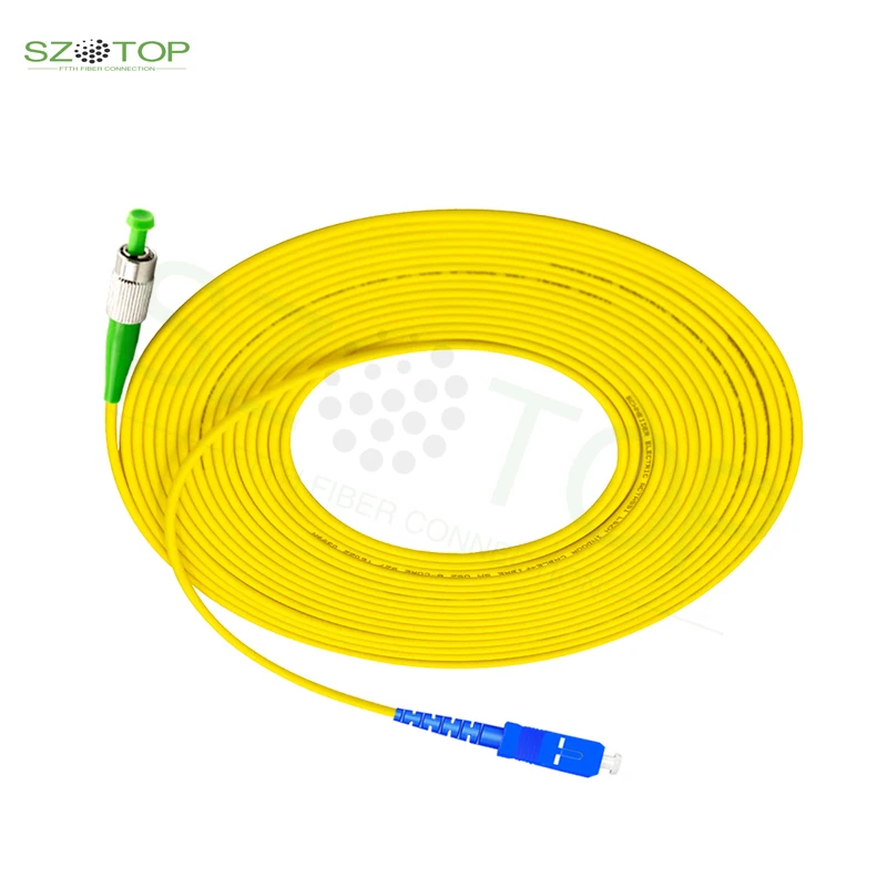 

Free Shipping 10PCS SC/UPC-FC/APC Patchcord Fiber Optic Pigtails 2m-20m Single Mode Simplex 3.0mm G652D Fiber Patch Cable