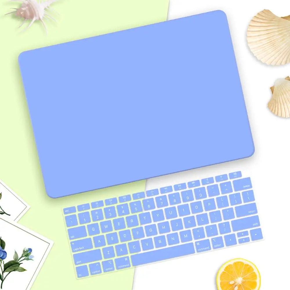Матовый Жесткий чехол для Iphone, для Ipad, для Ipad Mini Air 13 A1932 retina 13 15 A1502 A1398 Pro 13," 15,4" 1" с сенсорной панелью A2159 A1989 A2141 - Цвет: blue